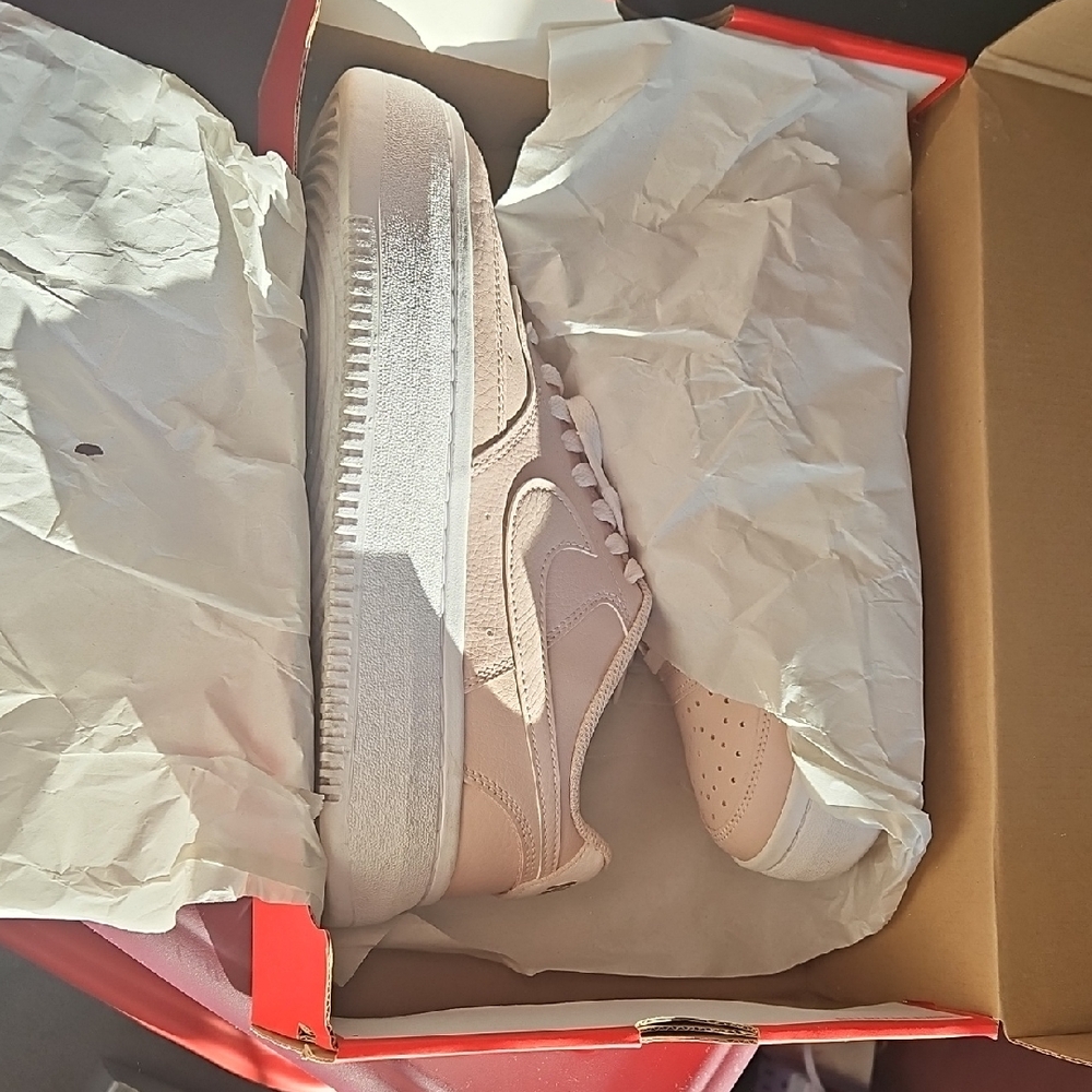 Nike Blush and White Sneakers
